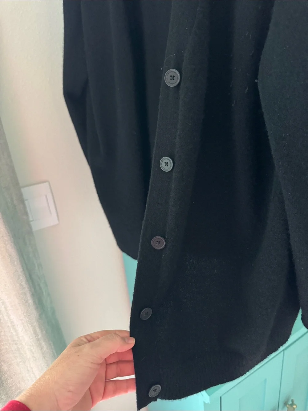 Isaac Mizahi Live Women's Black Cashmere Cardigan XL VGUC